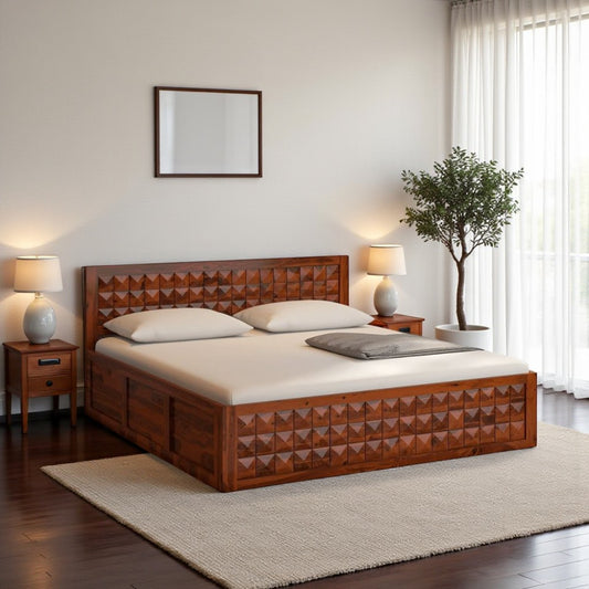 Dream Wood Bed With Storage
