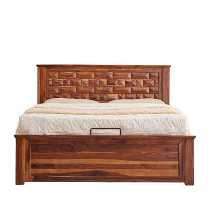 Nestura Wood Bed With Storage