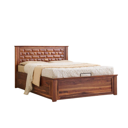 Nestura Wood Bed With Storage