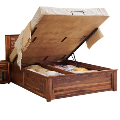 Nestura Wood Bed With Storage