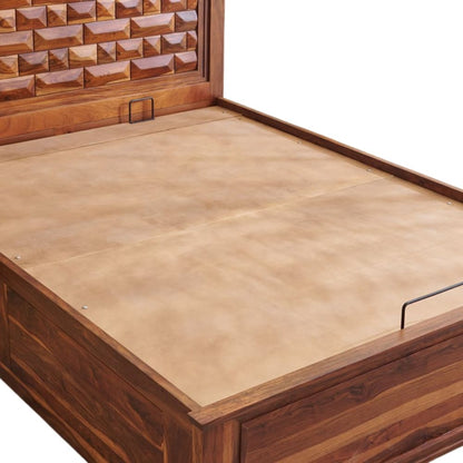Nestura Wood Bed With Storage