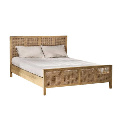 Grain Glow Wood Bed Without Storage