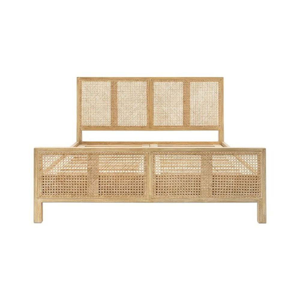 Grain Glow Wood Bed Without Storage