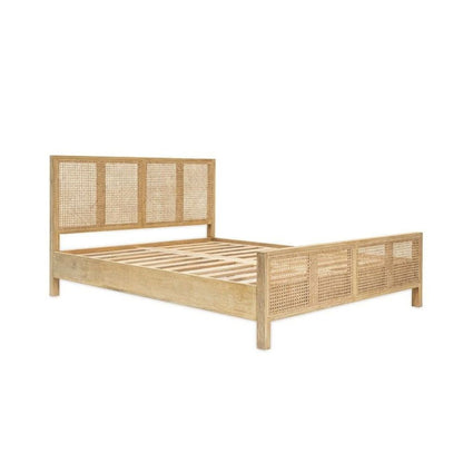 Grain Glow Wood Bed Without Storage