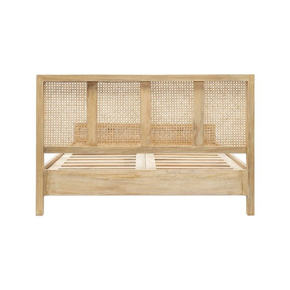 Grain Glow Wood Bed Without Storage