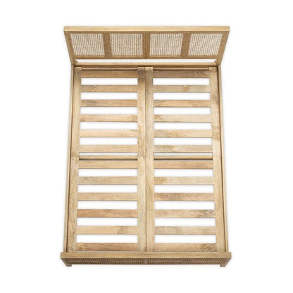 Grain Glow Wood Bed Without Storage