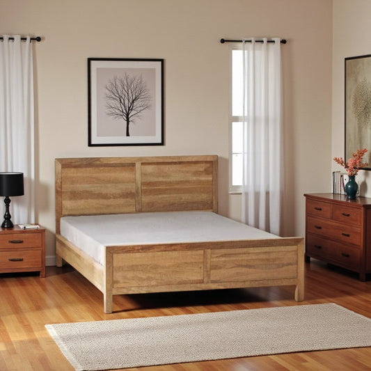 Rustivio Wood Bed Without Storage