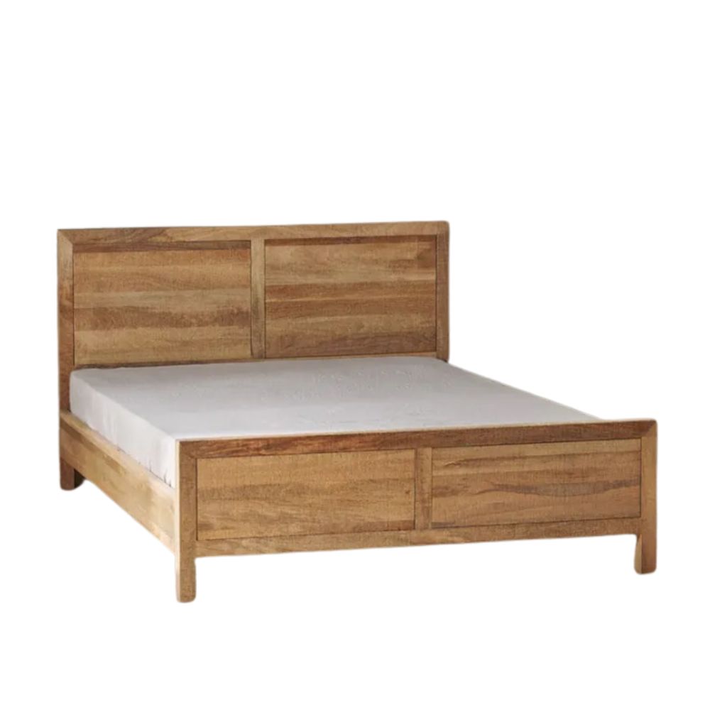 Rustivio Wood Bed Without Storage