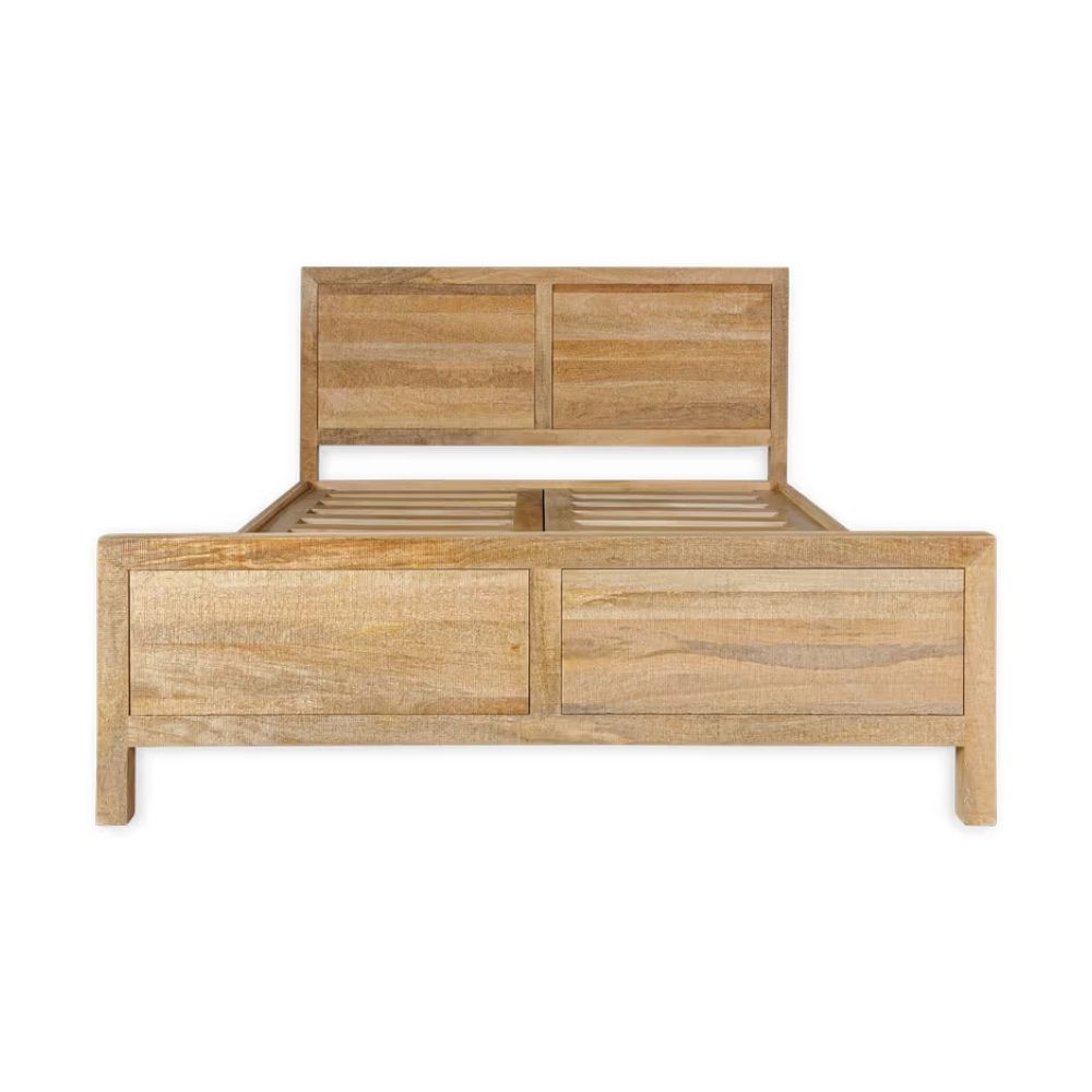 Rustivio Wood Bed Without Storage