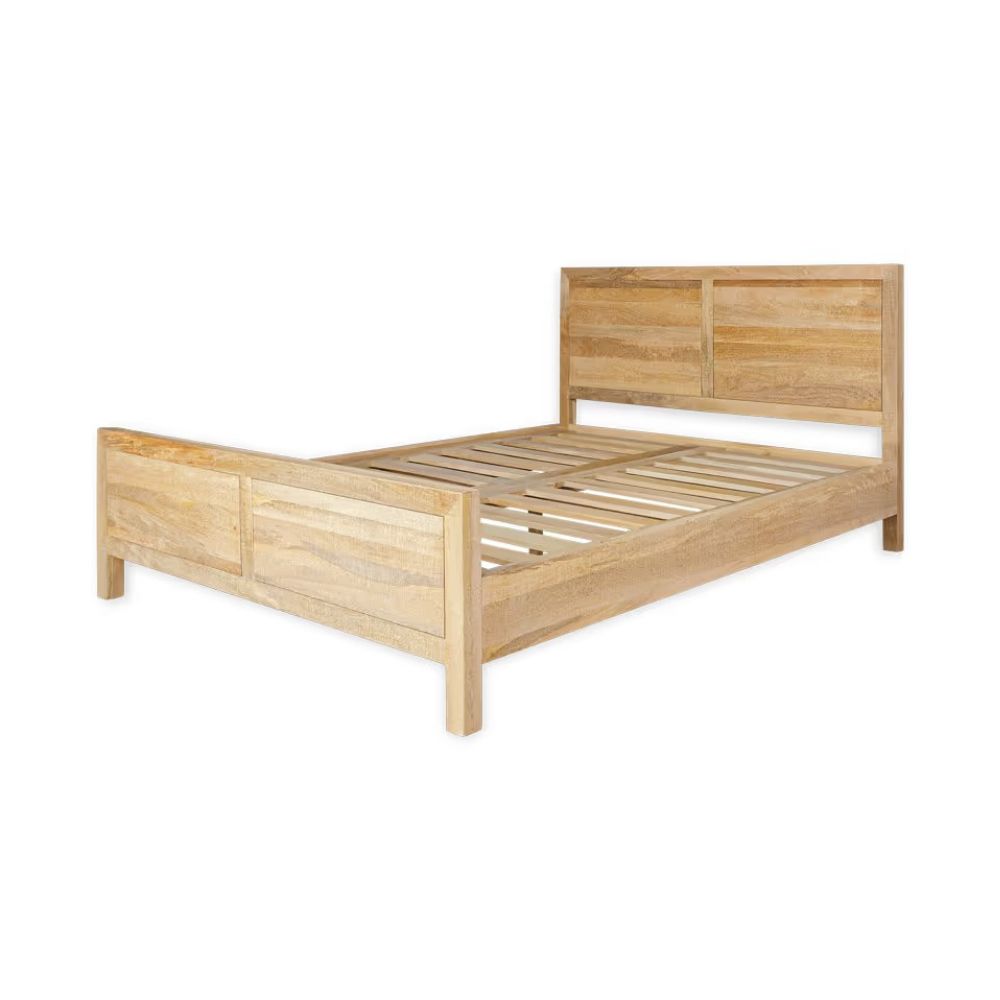 Rustivio Wood Bed Without Storage