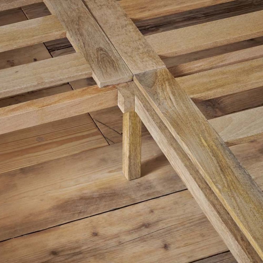 Rustivio Wood Bed Without Storage