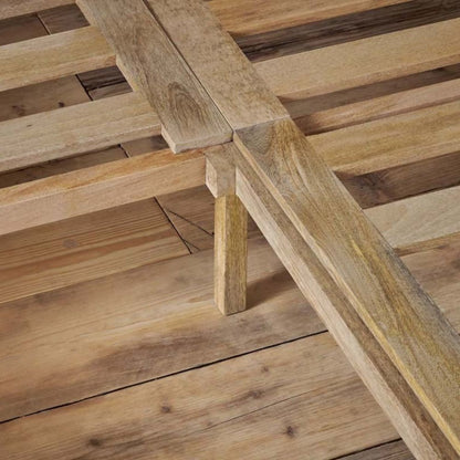 Rustivio Wood Bed Without Storage