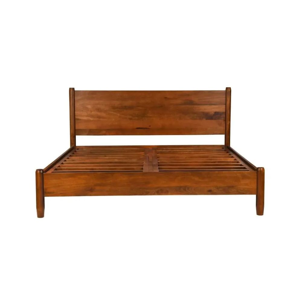 Solid Acacia Wood Bed Frame – Luxury & Durability