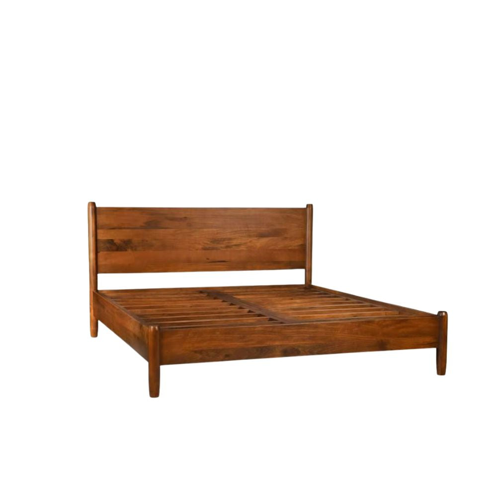 Solid Acacia Wood Bed Frame – Luxury & Durability