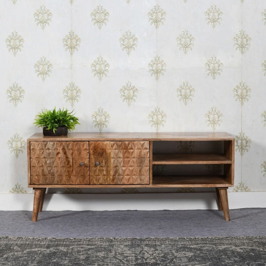 Marlow Light Mango Wood TV Stand
