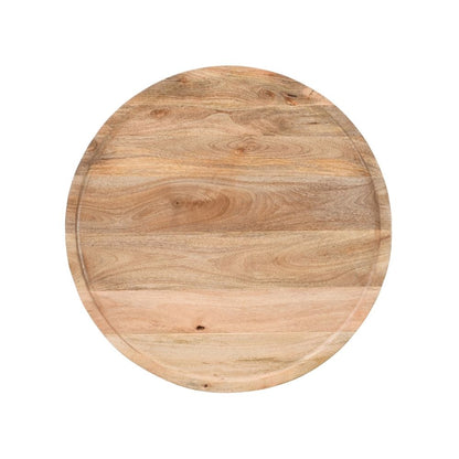Marlow Light Mango Wood Round Low Coffee Table