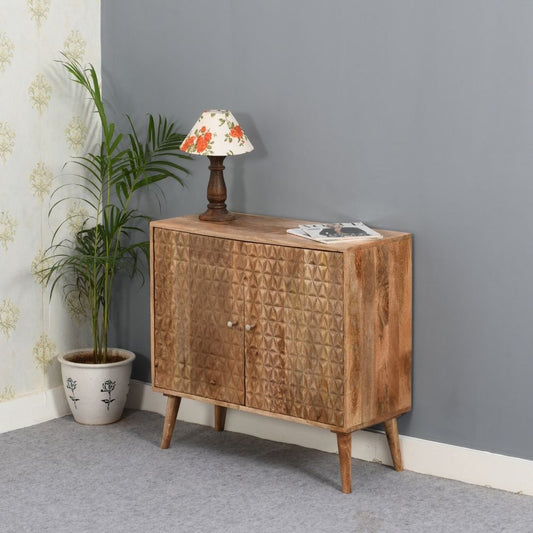 Marlow Light Mango Wood 2 Door Sideboard