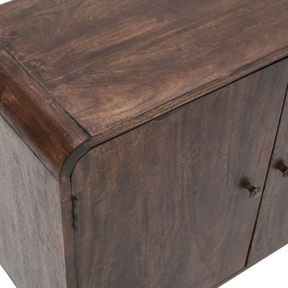 Franklin Dark Mango Wood 2 Door Sideboard