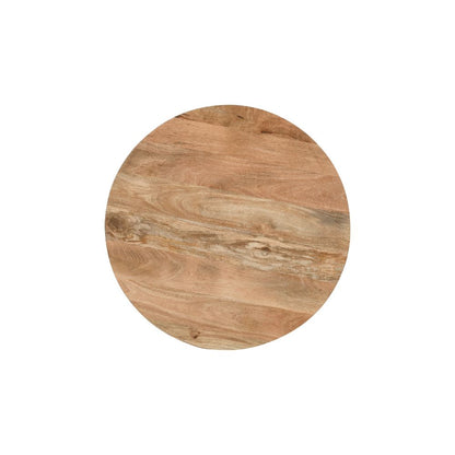 Merlin Mango Wood Pedestal Round Coffee Table