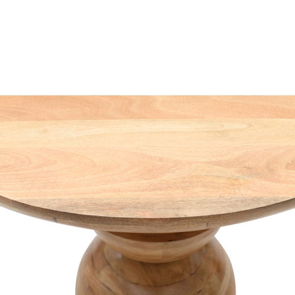 Merlin Mango Wood Round Dining Table 4 Seater