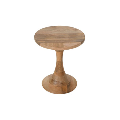 Merlin Mango Wood Round Side Table
