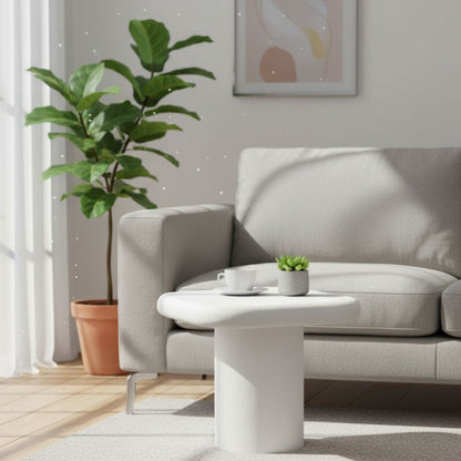 Udaipur Pentagon Coffee Table (White)