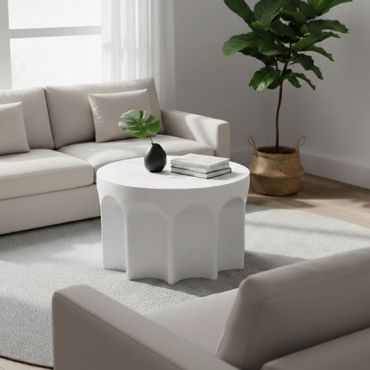 Engineered Wood Coffee Table-White