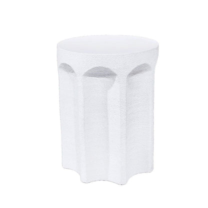 Engineered Wood Side Table - White