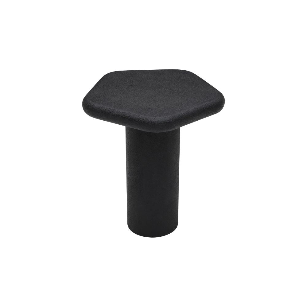 Udaipur Pentagon Side Table (Black)