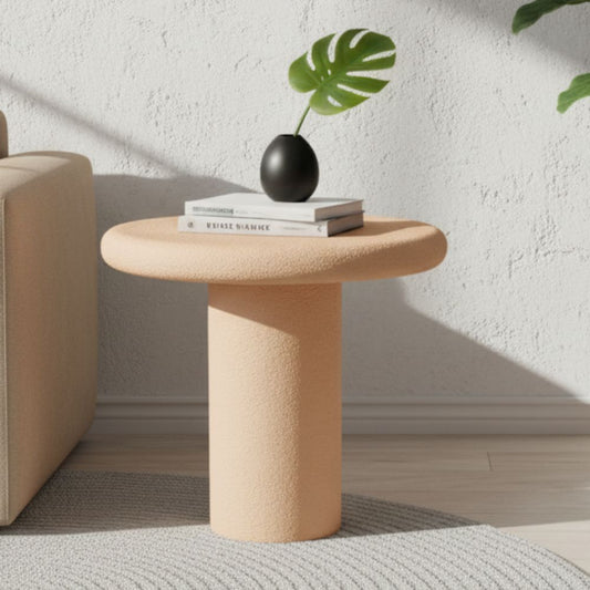 Engineered Wood Round End Table