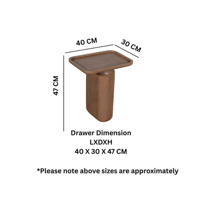 Acacia Wood Nest Of 2 Table