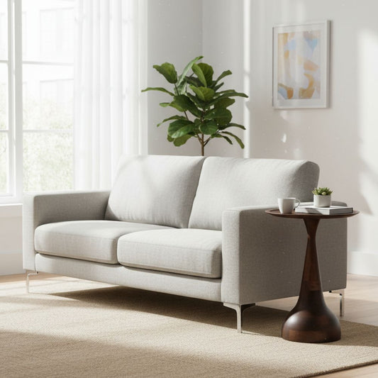 Acacia Wood Side Table
