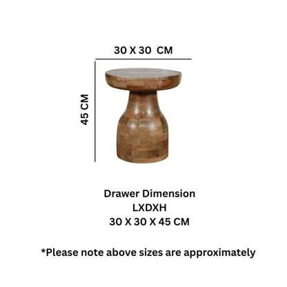 Mango Wood Side Table