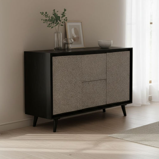 Indian Hub Concrete Finish Large Sideboard