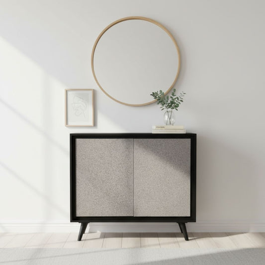 Indian Hub Concrete Finish Small Sideboard