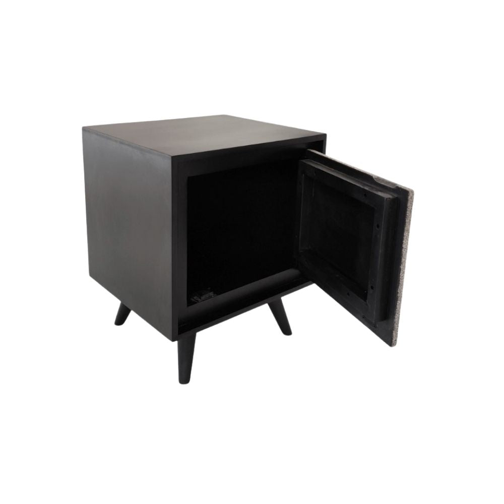 Indian Hub Concrete Finish Bedside Table