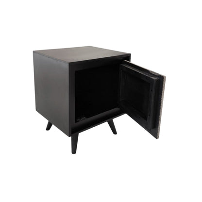 Indian Hub Concrete Finish Bedside Table