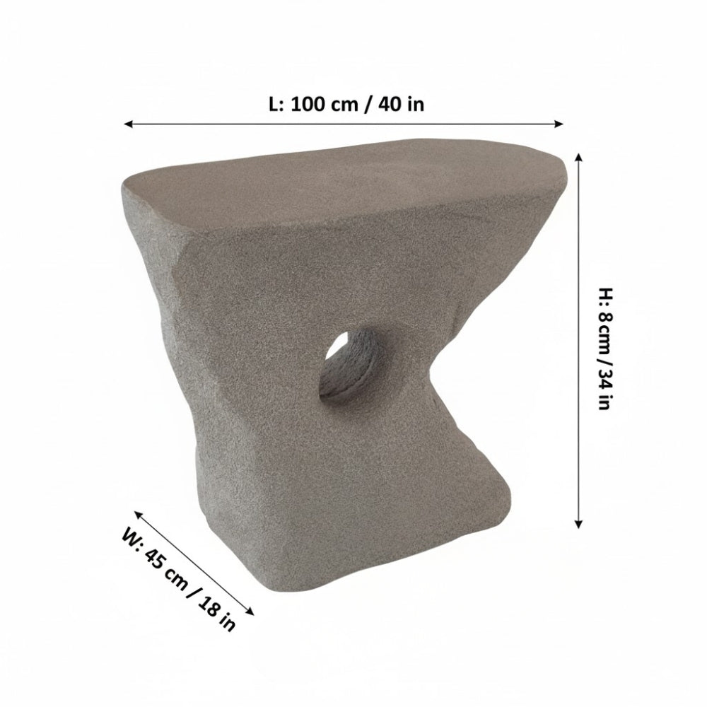 Indian Hub Concrete Finish Console Table