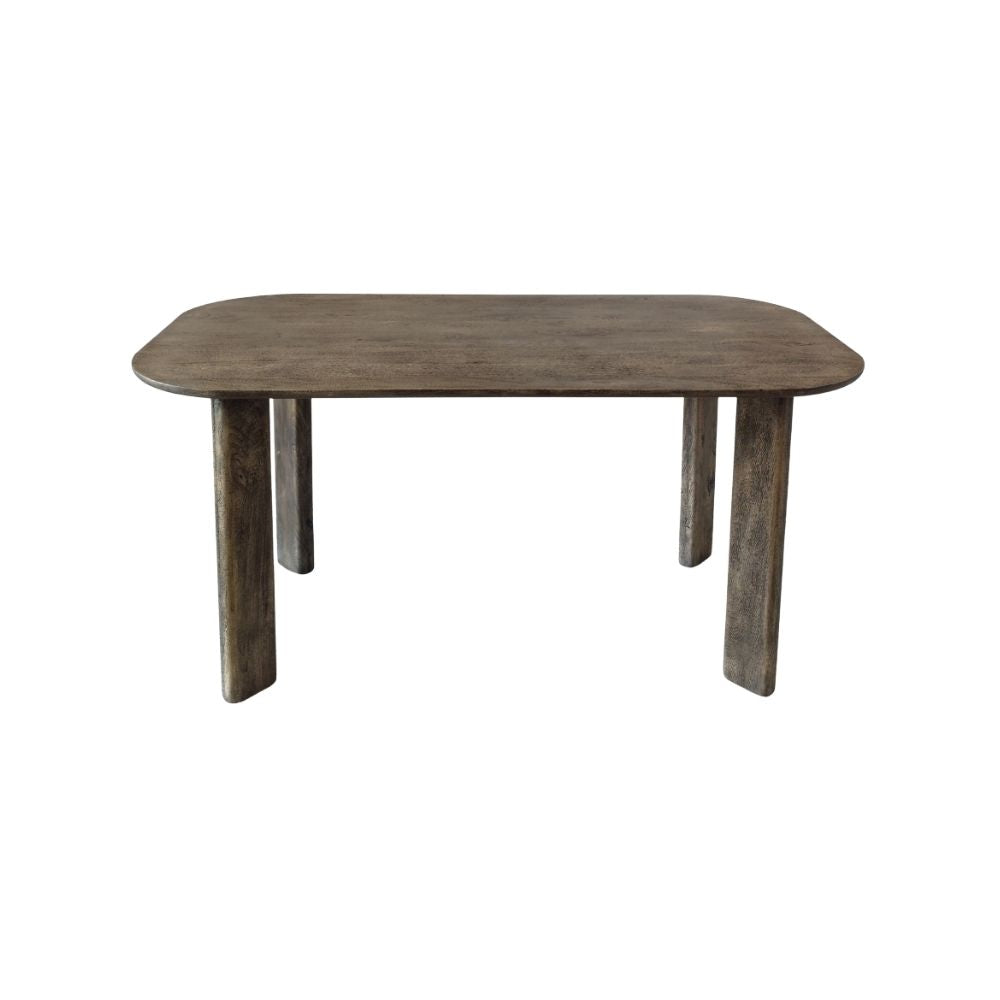 Indian Hub Solid Wood Dining Table With 6 Seater Chair