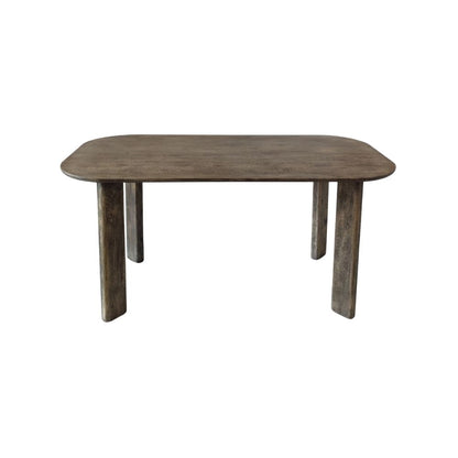 Indian Hub Solid Wood Dining Table With 6 Seater Chair