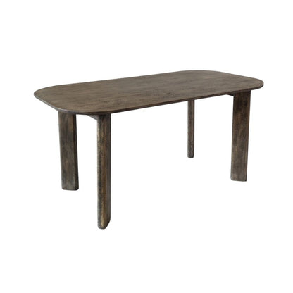 Indian Hub Solid Wood Dining Table With 6 Seater Chair