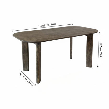 Indian Hub Solid Wood Dining Table 4 Seater Chair & With Bench