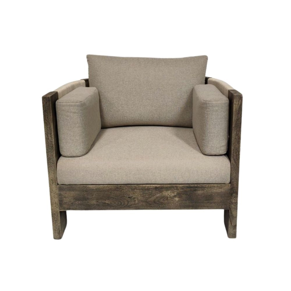 Indian Hub Solid Wood Cotton Sofa