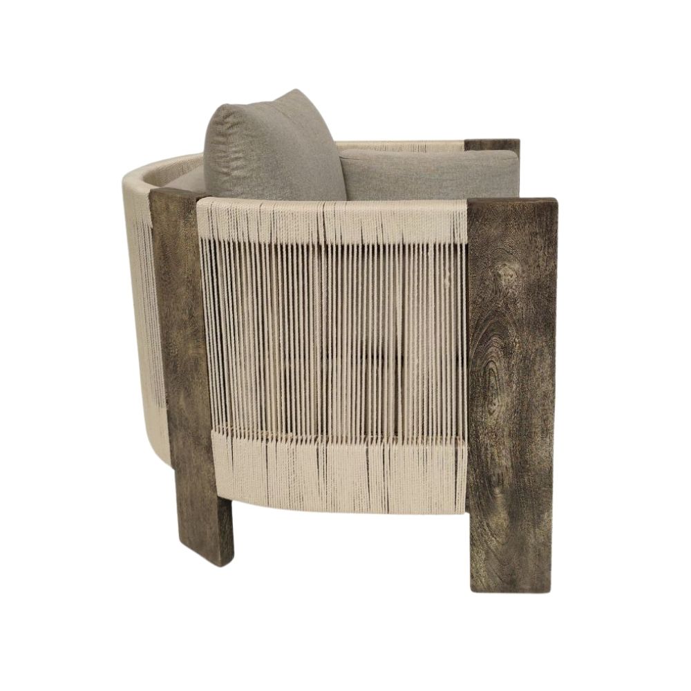 Indian Hub Solid Wood Cotton Sofa