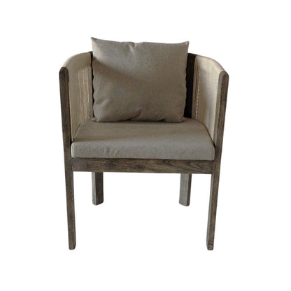 Indian Hub Solid Wood Cotton Chair