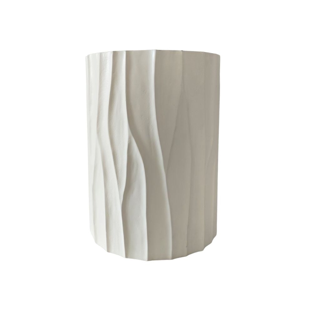 Indian Hub Unique Design White End Table