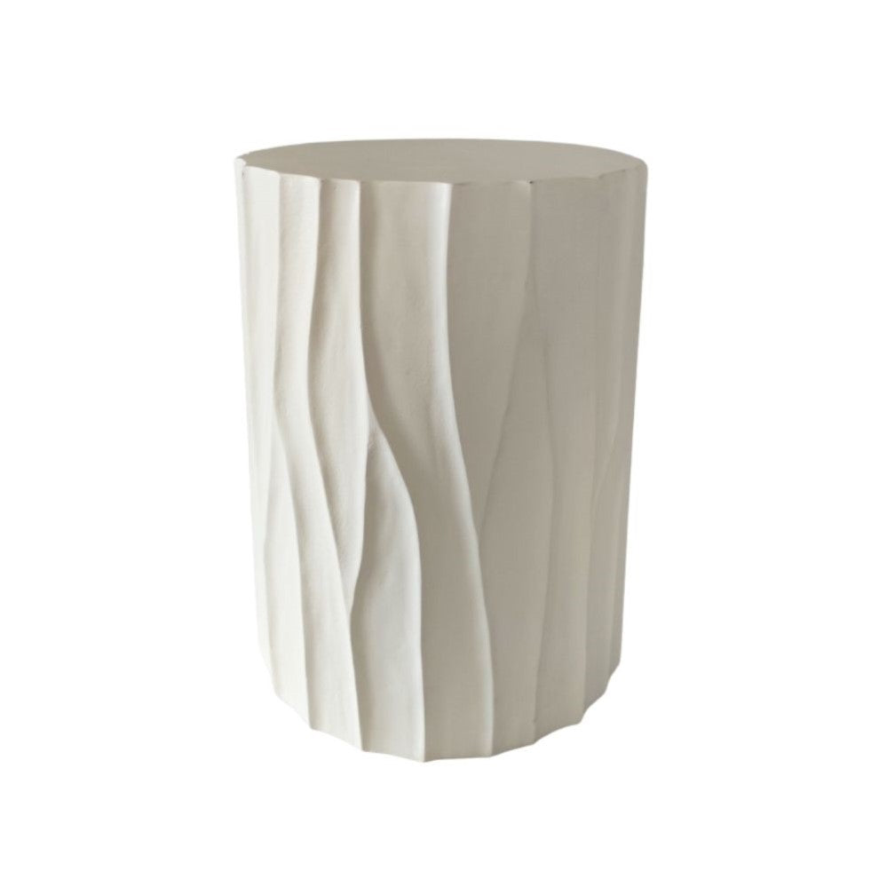 Indian Hub Unique Design White End Table