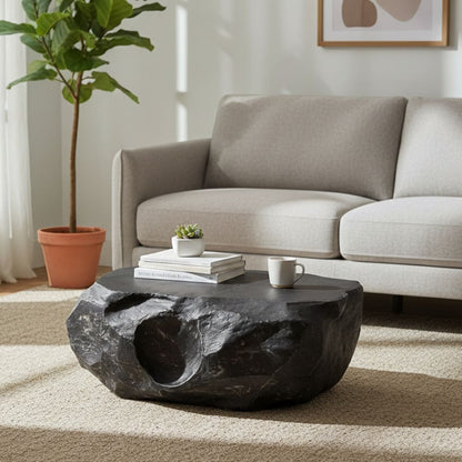 Indian Hub Paper Mache Coffee Table