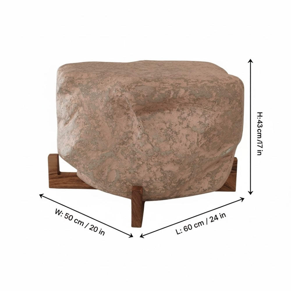 Indian Hub Paper Mache Coffee Table