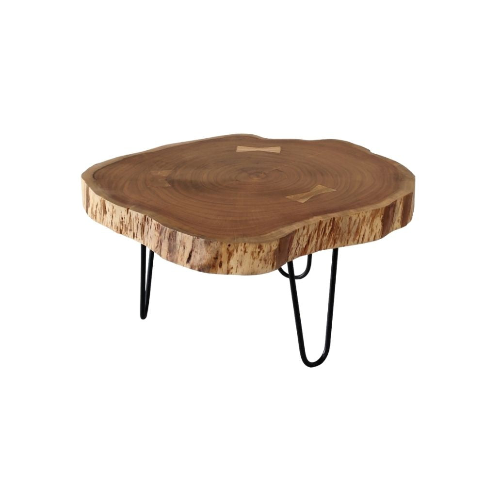 Indian Hub Natural Finish Coffee Table